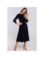 Dámske šaty M557 Tmavo modrá - MOE