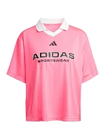 Adidas Tiro Q4 dámske tričko ružové JN2747