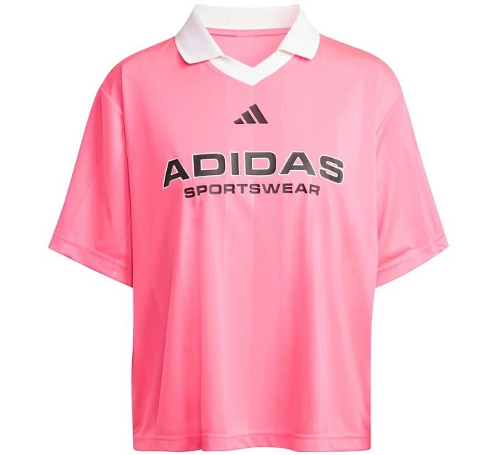 Adidas Tiro Q4 dámske tričko ružové JN2747