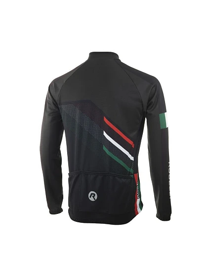 Rogelli TEAM 19 dres s dlouhým rukávem černý S Rogelli TEAM 19 dres s dlouhým rukávem černý S