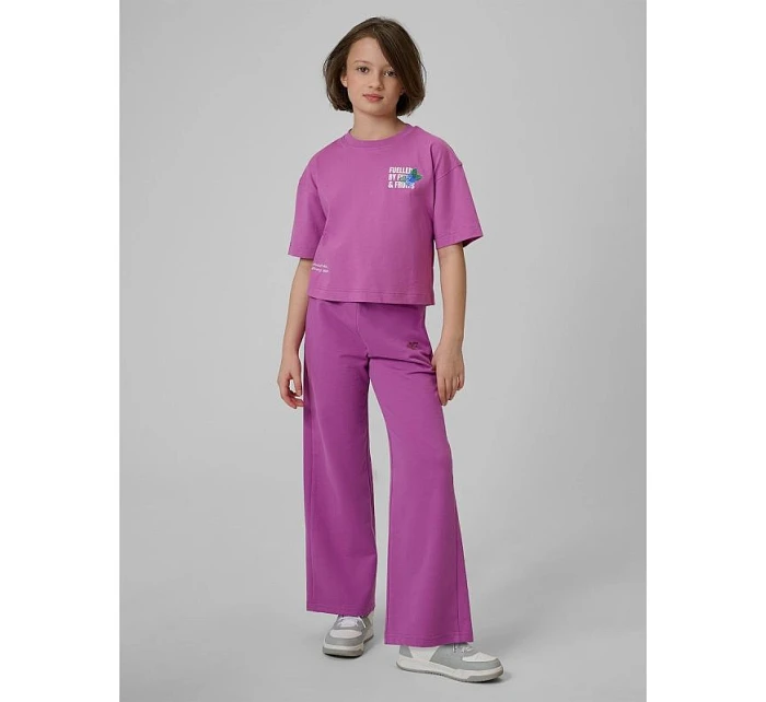 Dívčí volné tričko s potiskem model 22099331 - 4F