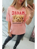 Kúzelná blúzka s marhuľovou potlačou Kúzelná blúzka s marhuľovou potlačou