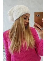 Fleecová čiapka Sandra K210 biela Fleecová čiapka Sandra K210 biela