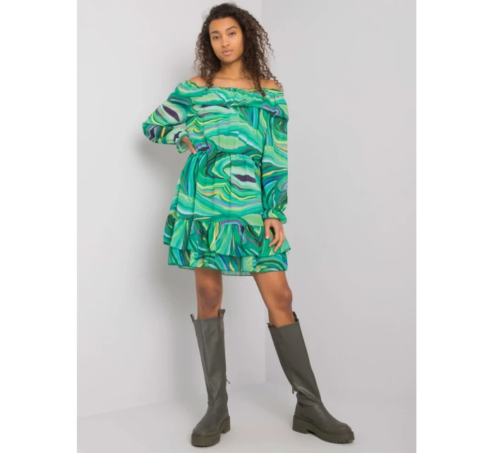 Šaty DHJ SK 15015 1.48P zelená Šaty DHJ SK 15015 1.48P zelená