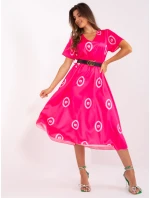 DHJ SK 17260 šaty.90 tmavo ružová