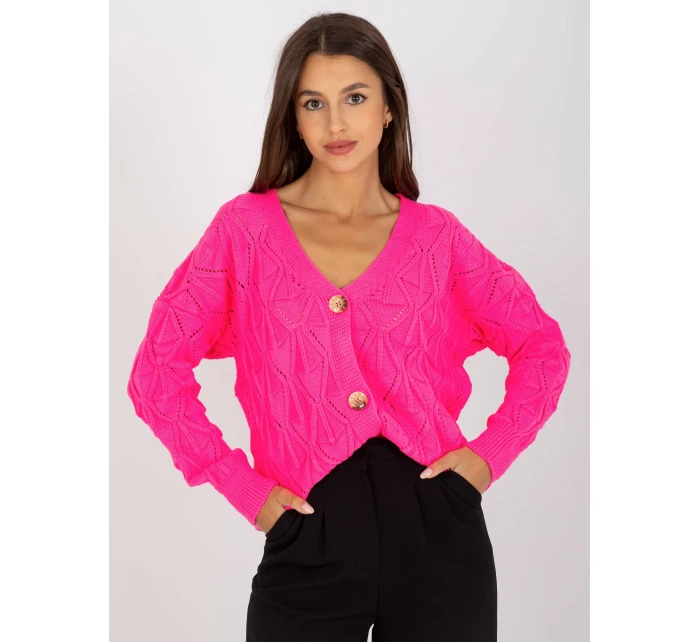 Dámsky sveter LC SW 803 fluo ružový Dámsky sveter LC SW 803 fluo ružový