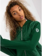 Dámska mikina RV BL 8226.11X tmavo zelená