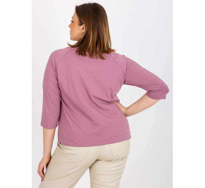 Dámská halenka RV BZ model 18025666 tmavě růžová - FPrice Dámská halenka RV BZ model 18025666 tmavě růžová - FPrice