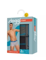 Pánske boxerky Štart Hipster C2P box - BROWN - LIGHT COMBINATION - šedá - čierna M003 - SLOGGI Pánske boxerky Štart Hipster C2P box - BROWN - LIGHT COMBINATION - šedá - čierna M003 - SLOGGI