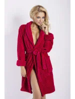 Dámský župan Eliza short wine - DKAREN Dámský župan Eliza short wine - DKAREN