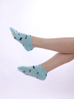 Členkové ponožky Cats svetlo modré