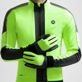 Zimné rukavice Rogelli ESSENTIAL HIVIS fluo XL