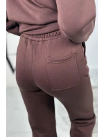 Bavlněná souprava s vyšívaným nápisem Paradise zelený