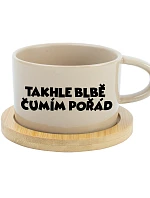 I'M SO BAD I'M LOOKING AWAY - krémový pohár na makrónky 200 ml