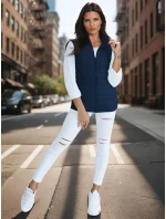 Dámská tmavě modrá vesta Dstreet model 21964301 - FashionStreet