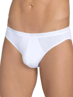 Pánske slipy Basic Mini 2P – WHITE – biele 0003 – SLOGGI