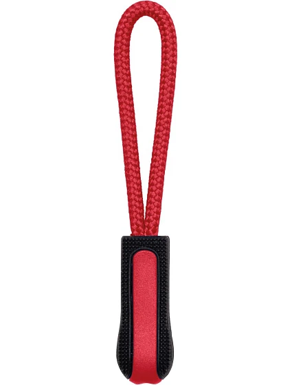 Kariban K 851 4 ks prívesok na zips 20.K851 čierny/červený Kariban K 851 4 ks prívesok na zips 20.K851 čierny/červený