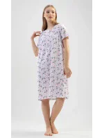 Dámska nočná košeľa s krátkym rukávom Monika