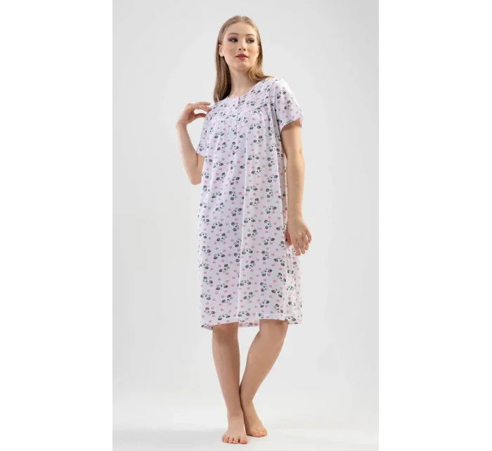 Dámska nočná košeľa s krátkym rukávom Monika