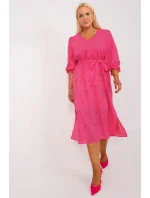 šaty plus size model 182287 Lakerta šaty plus size model 182287 Lakerta