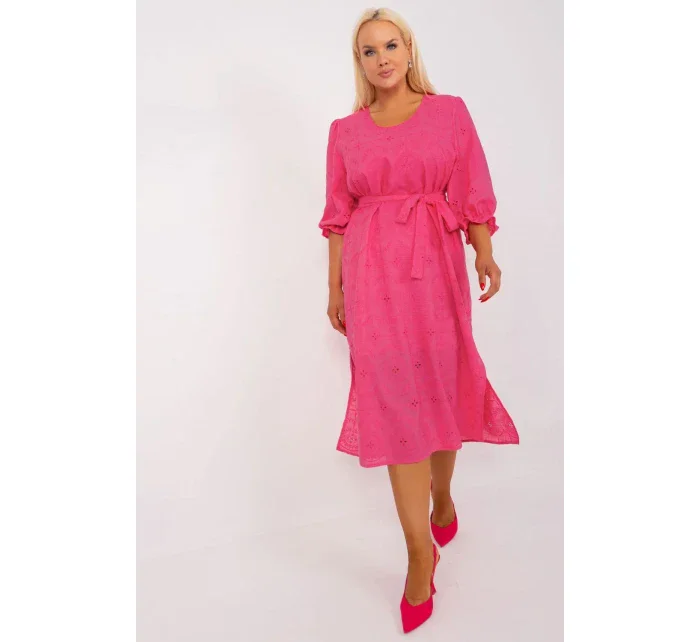 šaty plus size model 182287 Lakerta šaty plus size model 182287 Lakerta