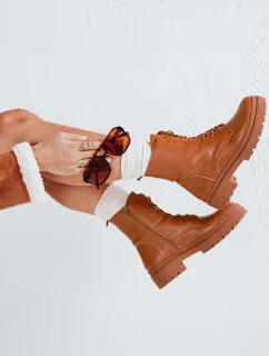Dámske čižmy STYLOBOSS camel FashionStreet ZY0520
