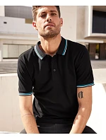 JN Pánské těžké piqué polo s proužky 02. model 22531367 - Daiber JN Pánské těžké piqué polo s proužky 02. model 22531367 - Daiber