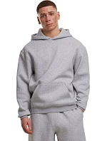 Build your Brand BY 410 Mikina s kapucňou z hrubej bavlny „Loose Fit“ 56.0410 melírovaná sivá Build your Brand BY 410 Mikina s kapucňou z hrubej bavlny „Loose Fit“ 56.0410 melírovaná sivá