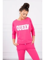 Sada s potiskem Queen fuchsia Sada s potiskem Queen fuchsia