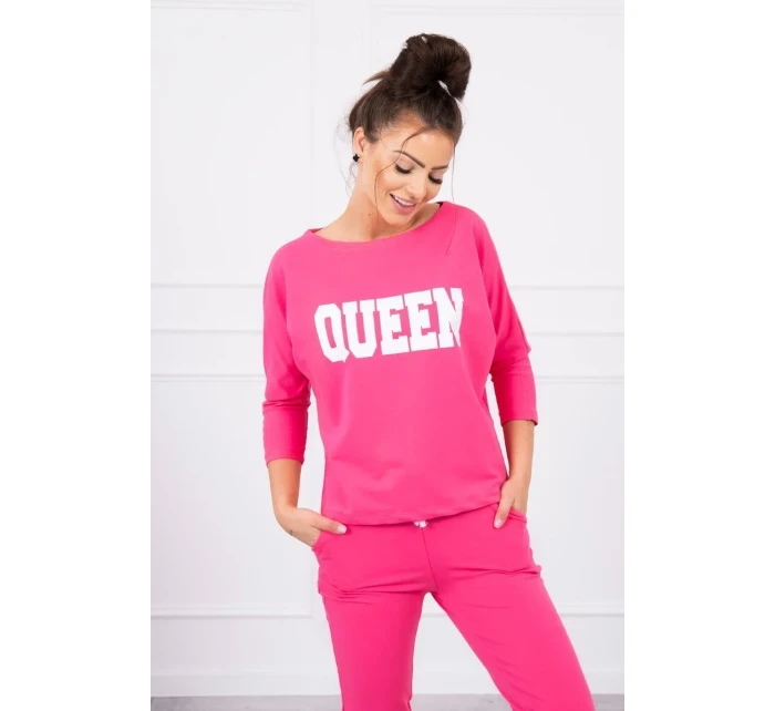 Sada s potiskem Queen fuchsia Sada s potiskem Queen fuchsia