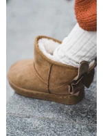 Dziewczęce Ocieplane Śniegowce Z Kokardkami Camel Meriva Dziewczęce Ocieplane Śniegowce Z Kokardkami Camel Meriva