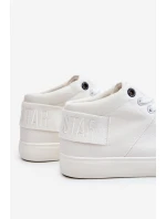 Dámské klasické vysoké tenisky Big Star model 21608900 bílé - Big Star Shoes Dámské klasické vysoké tenisky Big Star model 21608900 bílé - Big Star Shoes