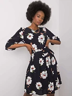 Šaty LK SK 507547.16P čiernobielo