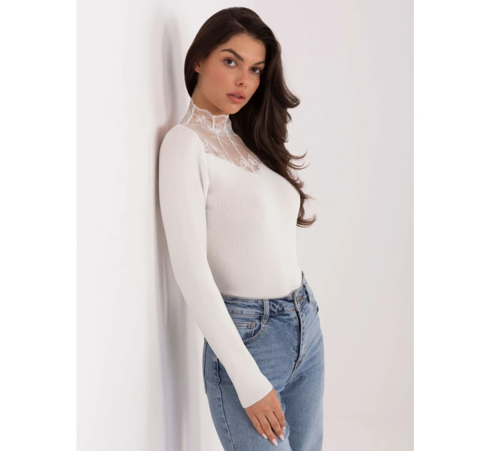 Sweter PM SW model 21776437 ecru - FPrice Sweter PM SW model 21776437 ecru - FPrice