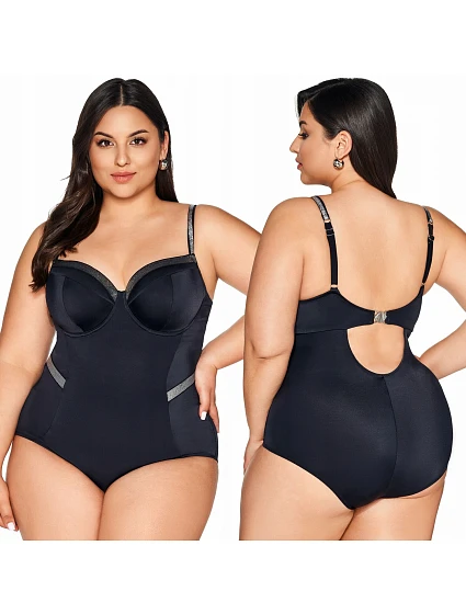 Dámské jednodílné plavky model 21345015 Černá - Ava