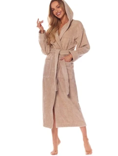 Dámský župan L&L 2102 dlouhý 4XL