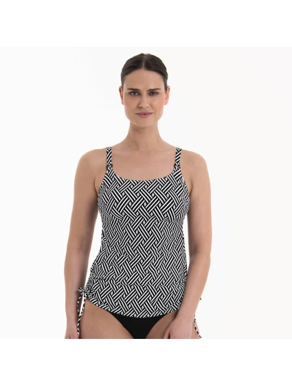 Style Top Caretankinihorní díl černobílá  model 21158206 - Anita Care