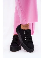 Dámské Textilní Tenisky Big Star model 21692039 Černé - Big Star Shoes