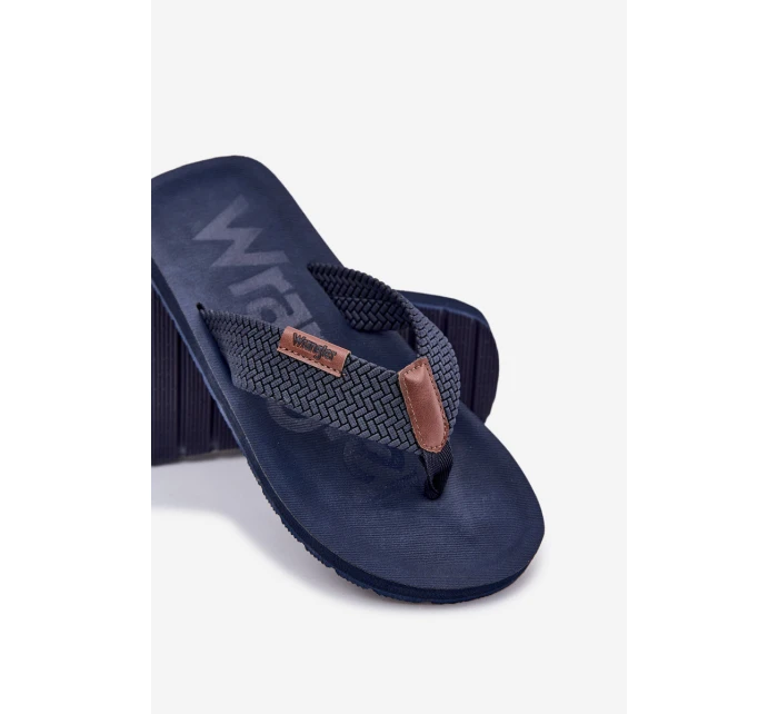 Klapki Japonki Męskie WRANGLER ZANE FLIPFLOP MEN LOW 20251044.24H Granatowe