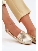 Dámské eko kůže mokasíny zlaté model 21701567 - Boto