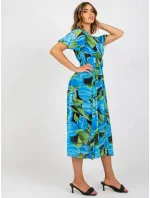 Šaty DHJ SK model 17392061 černá a modrá - FPrice