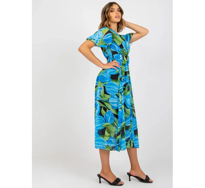 Šaty DHJ SK model 17392061 černá a modrá - FPrice