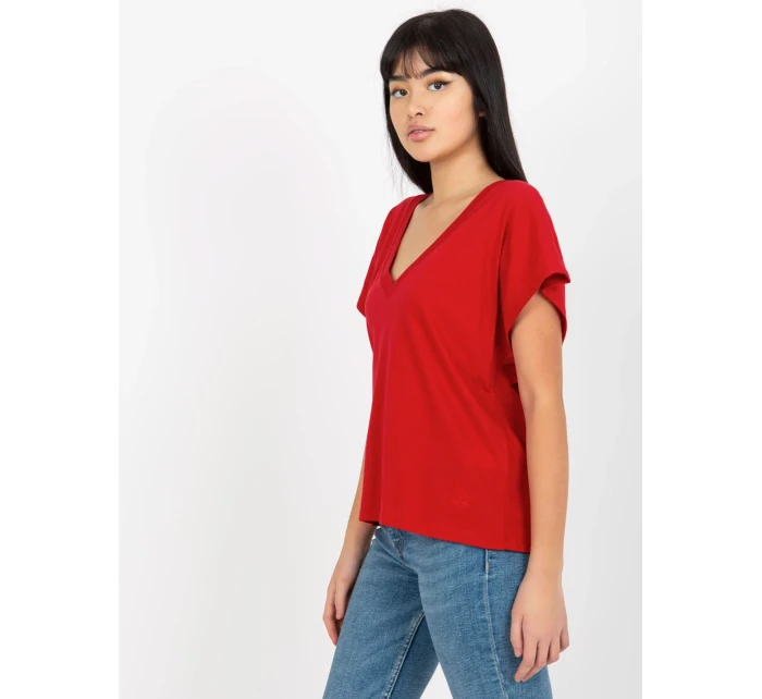 Dámske tričko TW TS 2005.43 tmavo červená - FPrice