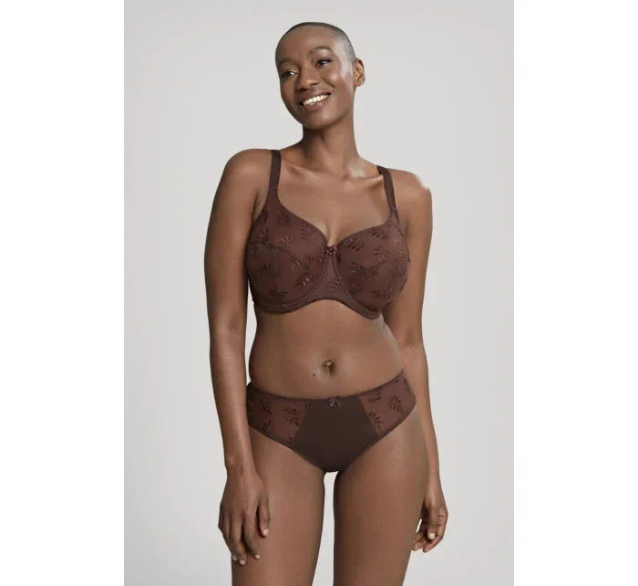 Dámska podprsenka Tango 3251B Tmavohnedý vzor muškátového orieška - Panache Dámska podprsenka Tango 3251B Tmavohnedý vzor muškátového orieška - Panache