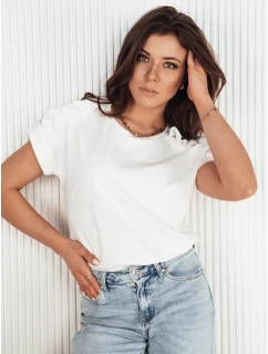 Dámské boho tričko ecru Dstreet model 21972872 - FashionStreet