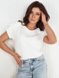 Dámské boho tričko ecru Dstreet model 21972872 - FashionStreet