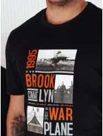 Pánské tričko s potiskem černé Dstreet model 21974926 - FashionStreet