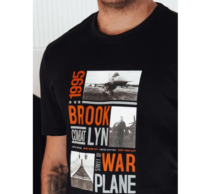 Pánské tričko s potiskem černé Dstreet model 21974926 - FashionStreet