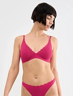 Podprsenka bez kostíc ZERO Feel Bliss THE UP P Bra – Berry – SLOGGI