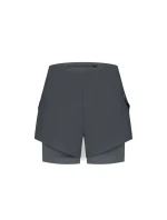 Rogelli spodenki damskie 2w1 ESSENTIAL szare M